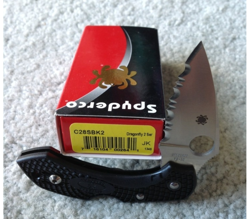 Складной нож Spyderco Dragonfly 2 - 28SBK2 фото 2 Складной нож Spyderco Dragonfly 2 - 28SBK2 фото 2