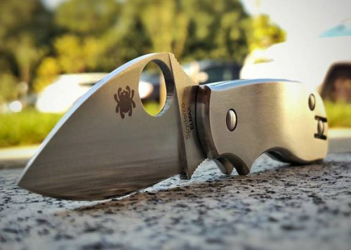 Складной нож Spyderco Squeak Titanium 154TIP фото 6 Складной нож Spyderco Squeak Titanium 154TIP фото 6