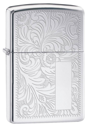 499 ZIPPO  ZIPPO Venetian®покрытием High Polish Chrome