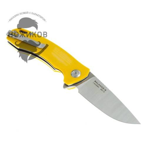 5891 Maxace Knife Maxace Balance-S 2019 cталь 14C28N цвет желтый фото 3