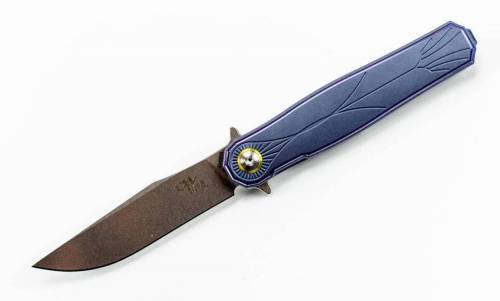 5891 ch outdoor knife CH3505 Blue сталь S35VN фото 7