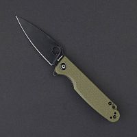 Складной нож Daggerr Piranha olive BW DL