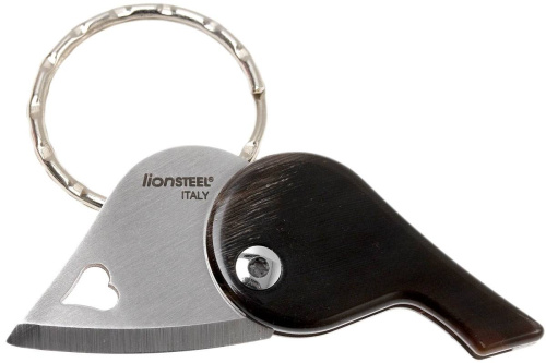 98 Lion Steel Нож-брелок складной сердце LionSteel LB CO - LionBeat Horn фото 4