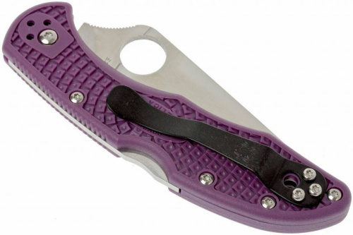 Складной нож Spyderco Delica 4 Flat Ground - 11FPPR фото 12