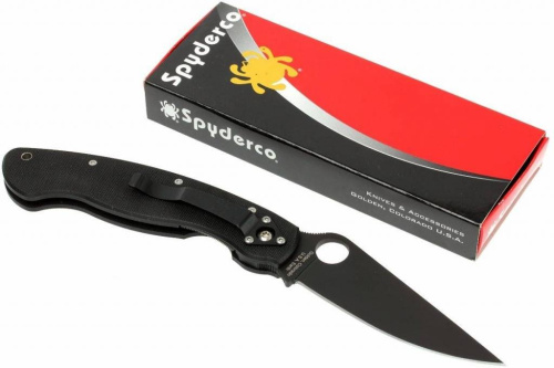Складной нож Spyderco Military™ Model - C36GPBK фото 6 Складной нож Spyderco Military™ Model - C36GPBK фото 6
