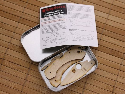 122 Spyderco Dragonfly Wooden Kit фото 6