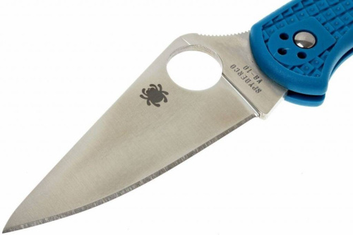 Складной нож Spyderco Delica 4 Flat Ground - 11FPBL фото 25
