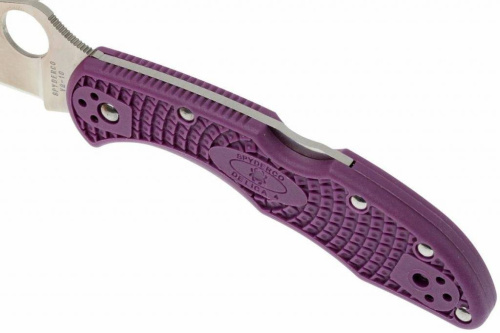 Складной нож Spyderco Delica 4 Flat Ground - 11FPPR фото 13