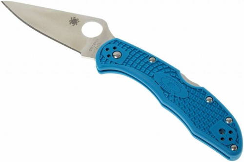 Складной нож Spyderco Delica 4 Flat Ground - 11FPBL фото 21