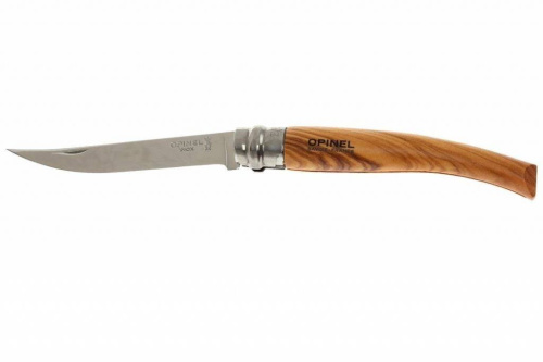 504 Opinel №10 VRI Folding Slim Olivewood фото 13