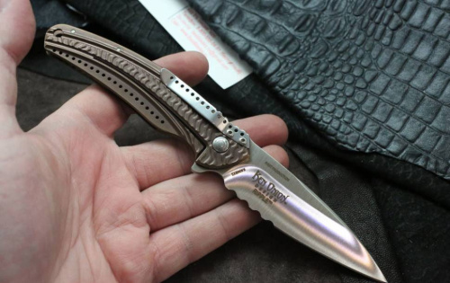 Складной нож CRKT Ripple Bronze Combo фото 3 Складной нож CRKT Ripple Bronze Combo фото 3