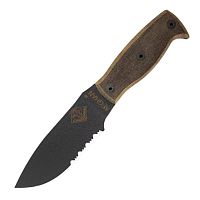  нож с фиксированным клинком Ontario "Afhgan - Black Micarta"
